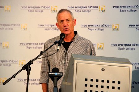 בני גנץ - כנס שדרות לחברה במכללה האקדמית ספיר-2