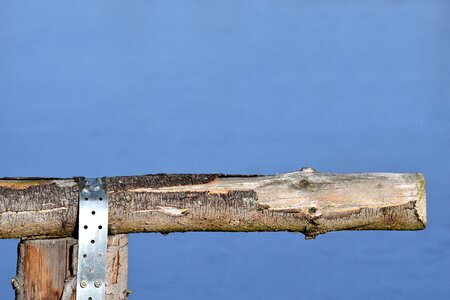 Wood fence background demarcation
