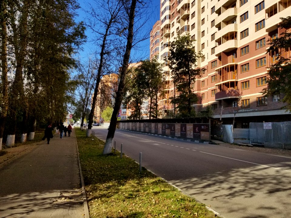 Улица Кирова в Люберцах (сентябрь 2017)