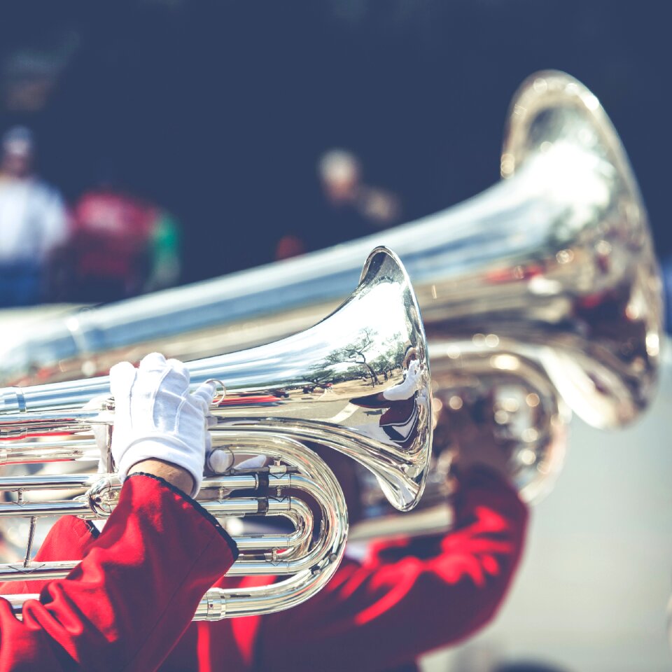 Trumpet gloves people photo