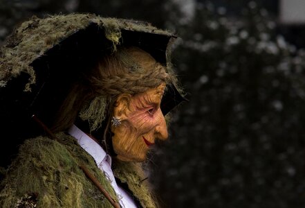 Perchten procession customs mask