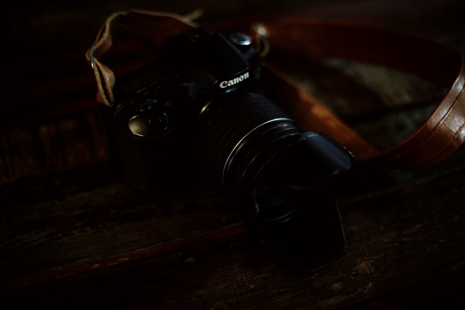 Slr photography brown camera