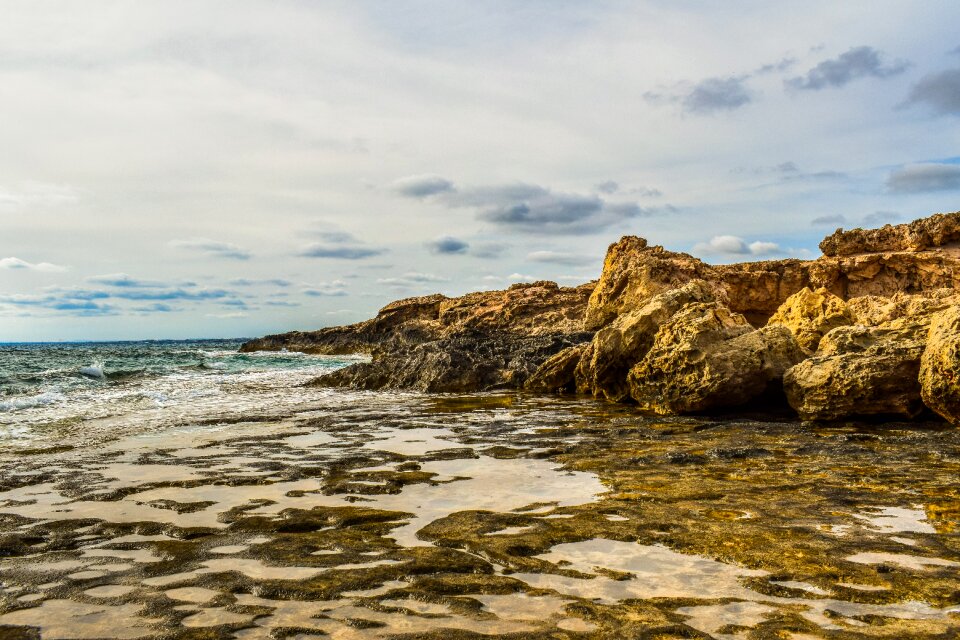 Nature seashore sky