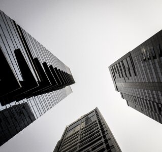 The skyscraper building glass photo