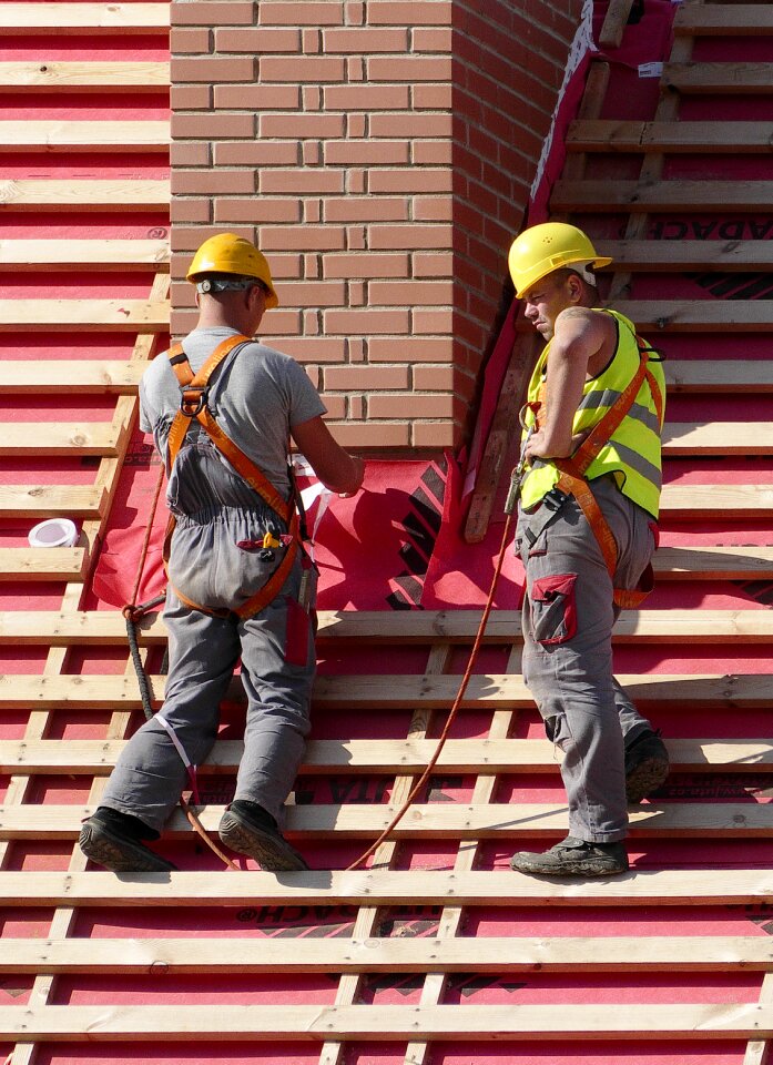 Roof work security