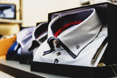 Checkered shirt close-up