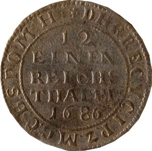 1-12 Taler , Landesdenkmalamt Berlin, Ausgrabung U5, 813 – 2040, Vorderseite