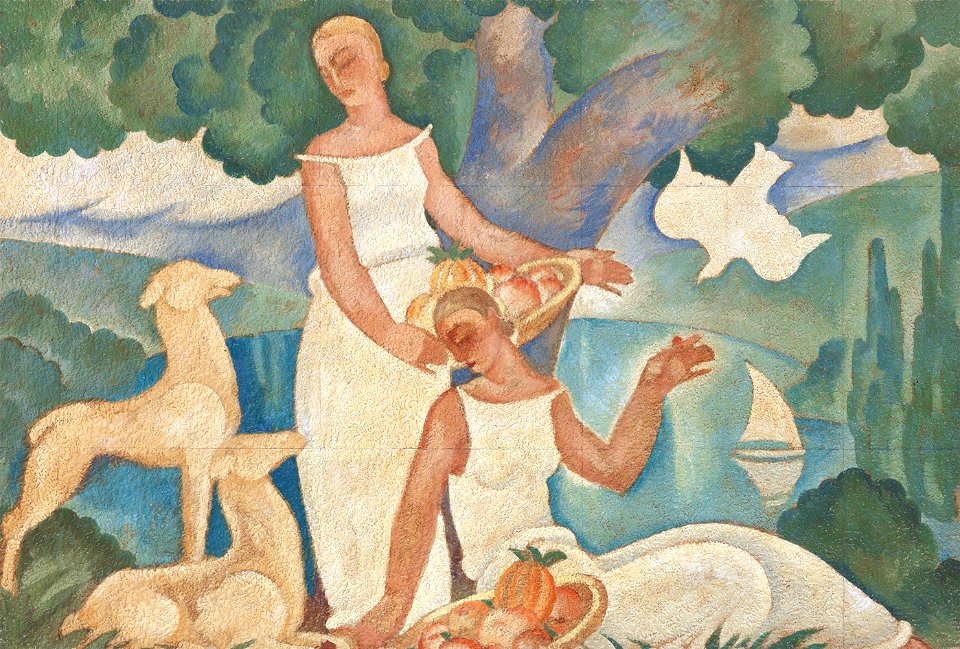 (5 ZN) René Crevel. Dans un jardin