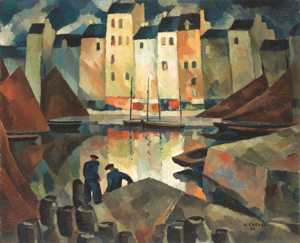 (3 I) René Crevel. Maisons sur le port