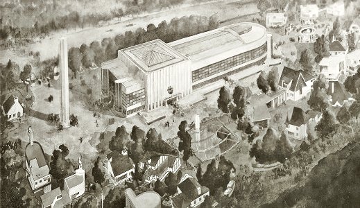 (2001) René Crevel Maquette du Centre de l'Artisanat