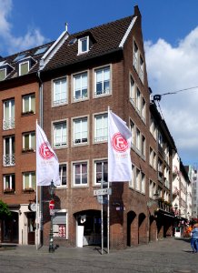 125 Jahre Fortuna Düsseldorf, Burgplatz Düsseldorf, April 2020