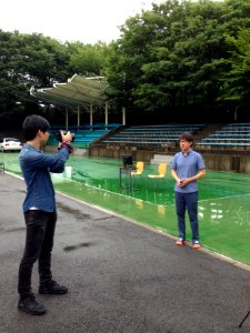 2014년 8월 21일 서울특별시 서초구 서울소방학교 이두희 아이스버킷챌린지 촬영 2014-08-21 15.57.36