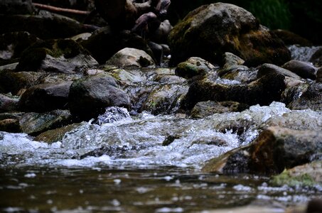 Natural water waters flow