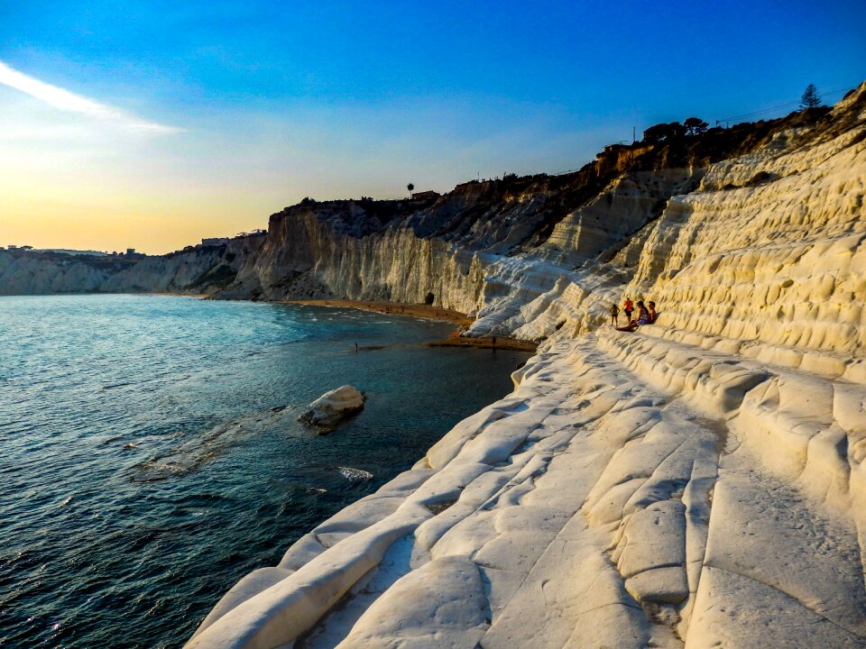 Scala dei turchi beach rock