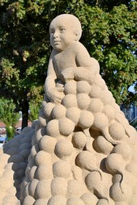 Sculpture sand artwork photo