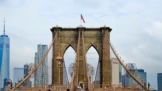 Usa new york brooklyn bridge photo