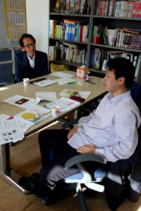 2015년 4월 21일 서울특별시 강북구 수유동 연두스튜디오 시민안전파수꾼 교재 관련 회의 김성민, 김준철 DSC09345