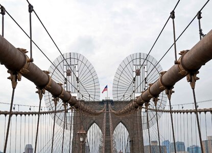 Usa new york brooklyn bridge photo