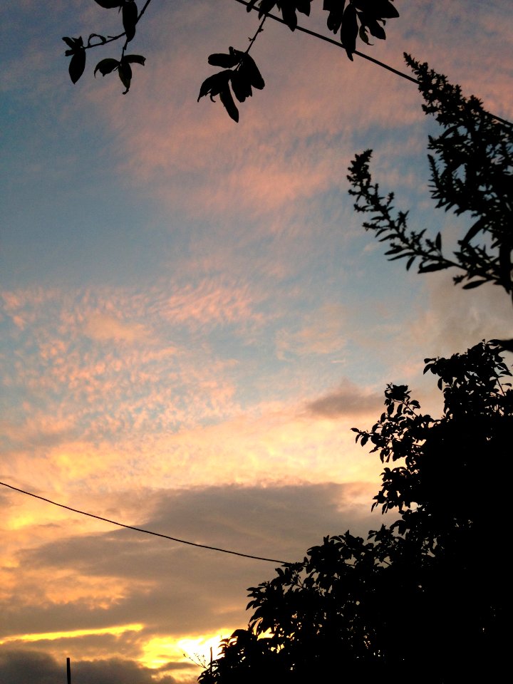 Clouds n sunset