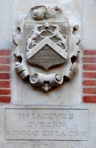 Coat of arms in Cour Henri IV Iacoues Duborn