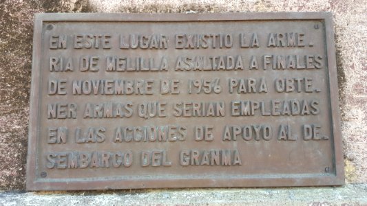 Cienfuegos November 1956 plaque