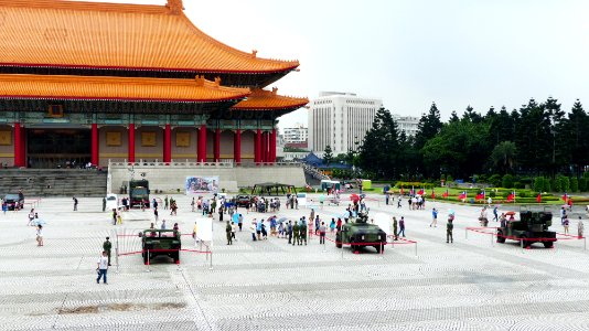 CKS Memorial Hall Plaza Birdview from National Concert Hall 20140607
