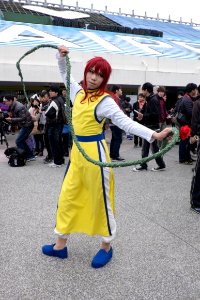 Cosplayer of Kurama, YuYu Hakusho in FF25 20150131