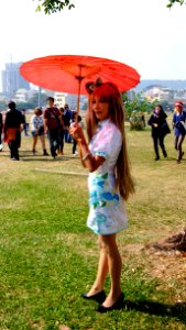 Cosplayer of Kotori Minami, Love Live! at FFK8 20151129a