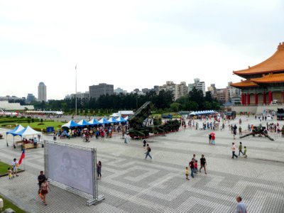 CKS Memorial Hall Plaza View from National Concert Hall 20140607a