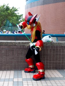 Cosplayer of Mega Man Zero in FF24 20140726