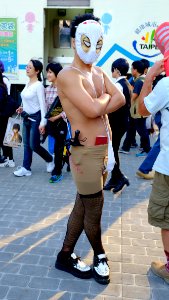 Cosplayer of Kyosuke Shikijo, Hentai Kamen at CWT42 20160213a