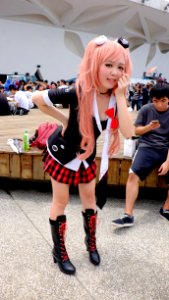 Cosplayer of Junko Enoshima, Danganronpa at FF26 20150829a