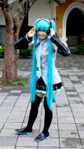 Cosplayer of Hatsune Miku at FF26 20150829