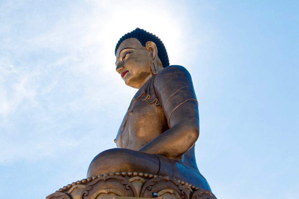 Buddha dordenma statue buddha blue buddha photo