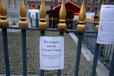 Corona-Tote sichtbar machen - Düsseldorf 16. Januar 2021 (2)