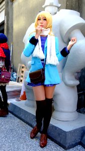 Cosplayer of Eli Ayase, Love Live! at FFK8 20151129a