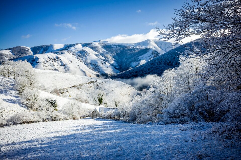 Aquitaine snow béarn