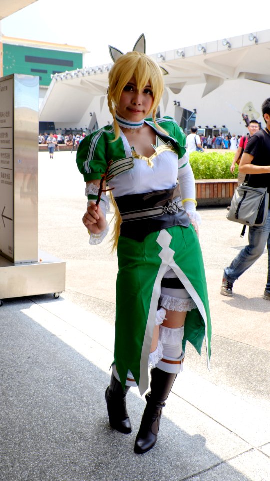 Cosplayer of Leafa, Sword Art Online in PF22 20150509