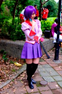 Cosplayer of Hitagi Senjōgahara, Monogatari Series at CWT41 20151212