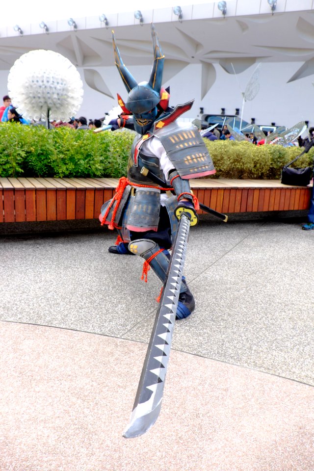 Cosplayer of Jhen Mohran Armor Blademaster, Monster Hunter in FF25 20150201b