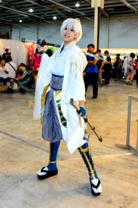 Cosplayer of Tsurumaru Kuninaga, Tōken Ranbu at 2015FFTC 20150801