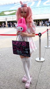 Cosplay of My Melody by Rika at FF26 20150829