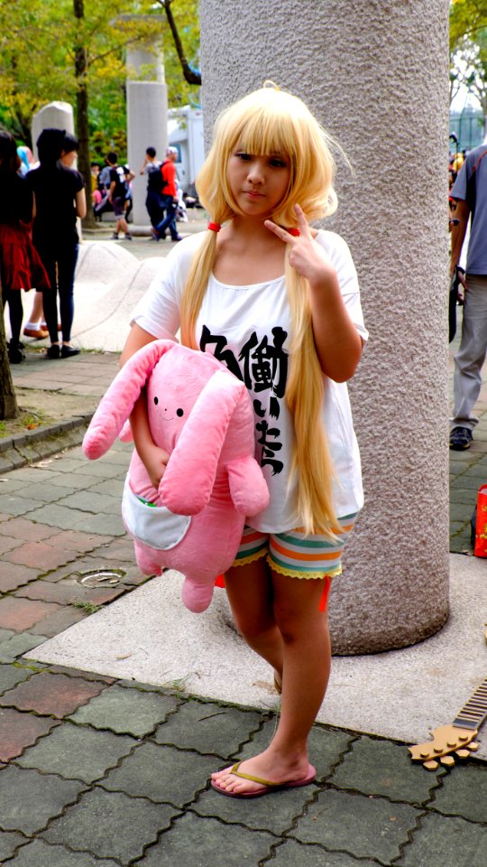 Cosplayer of Anzu Futaba, The Idolmaster at PF23 20151025