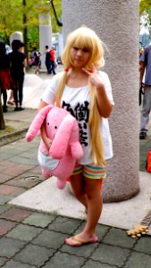Cosplayer of Anzu Futaba, The Idolmaster at PF23 20151025