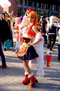 Cosplayer of Honoka Kōsaka, Love Live! at CWT42 20160213b