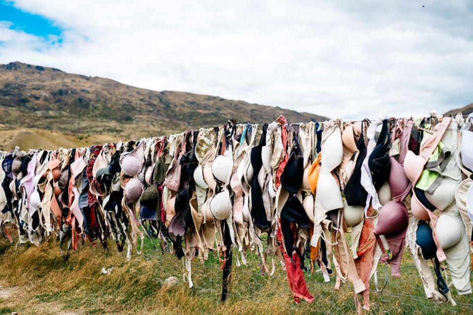 Bra underwear mountain