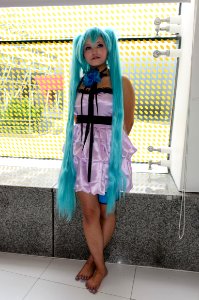 Cosplayer of Hatsune Miku at Cosplay Field Taipei 2015 20150628