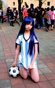 Cosplayer of Chihaya Kisaragi, The Idolmaster at PF23 20151025a
