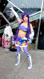 Cosplayer of Cheerleader Nozomi Tojo, Love Live! at FF28 20160827a