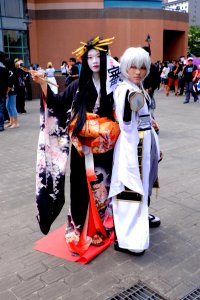 Cosplayers of Saniwa and Tsurumaru Kuninaga, Tōken Ranbu at PF23 20151025